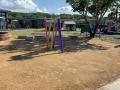 Blacksmiths Public School : Playground Area Improvements : Excavations, Crushed Granite, Sandstone Blocks, Timber Edging And Pencil Sculptures